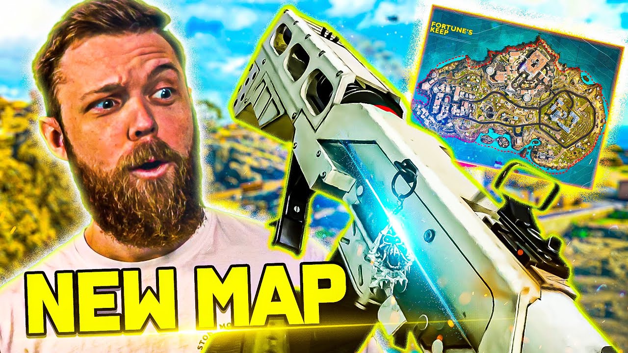 FIRST REACTION & WIN ON NEW WARZONE MAP - Fortune's Keep