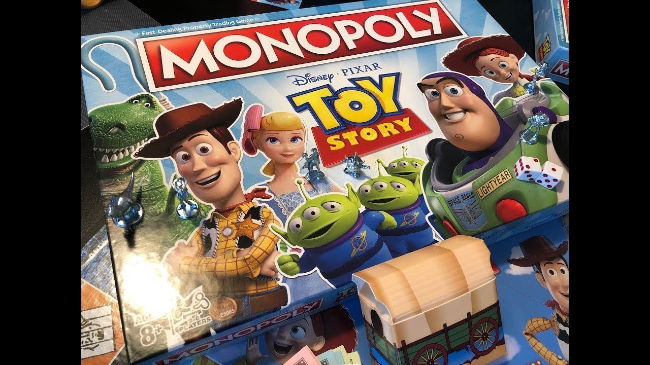 Toy Story Monopoly Unboxing & Closer Look (Toy Story 1-4 - Play as Woody, Bo Peep, Jessie & More)