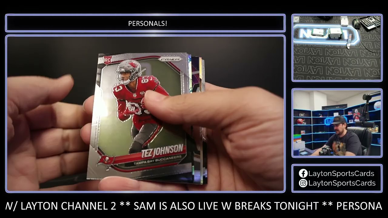 1 Box Of 2025 Prizm Football Hobby For Rich B