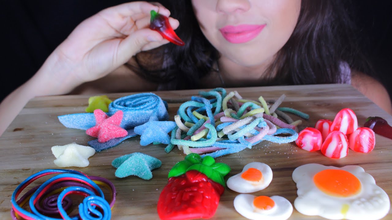 ASMR Experimentando Finis Diferentes 🌶 Fini de pimenta e + Mukbang