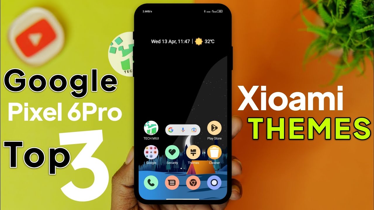 Top 3 Google Pixel Premium MIUI 12 Themes | MIUI 12 Google Pixel Minimal Theme