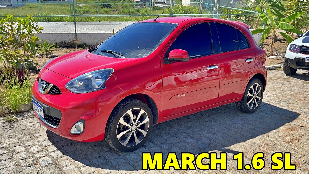 COMPARANDO NISSAN MARCH 1.6 SL 2015 COM MEU SANDERO VIBE 2010 1.6