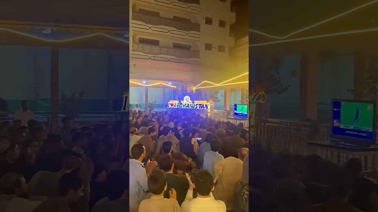 Afghani celebrated India's win in Kabul 2025#cricket #shorts