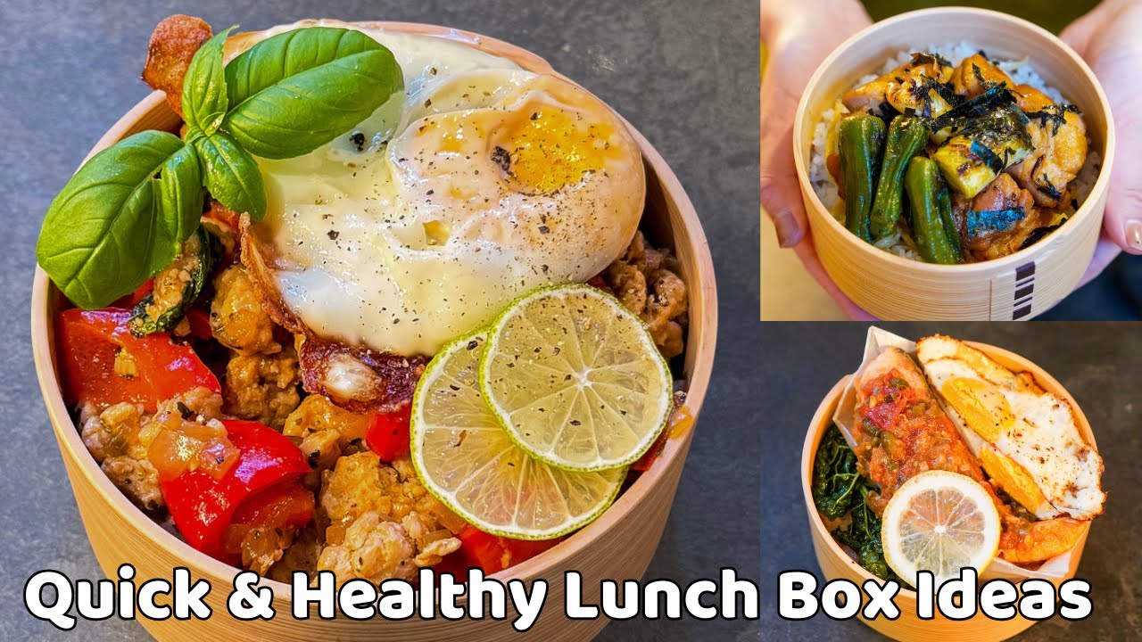 A Week of Japanese Bento 🍱 003｜Krapao, Yakitori & Salmon Lunchboxes