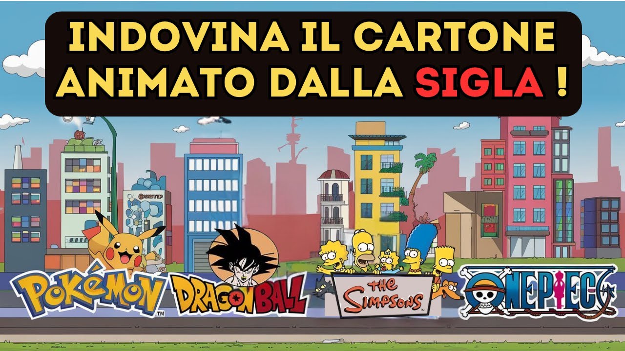 Indovina il cartone animato dalla sigla! 🎵