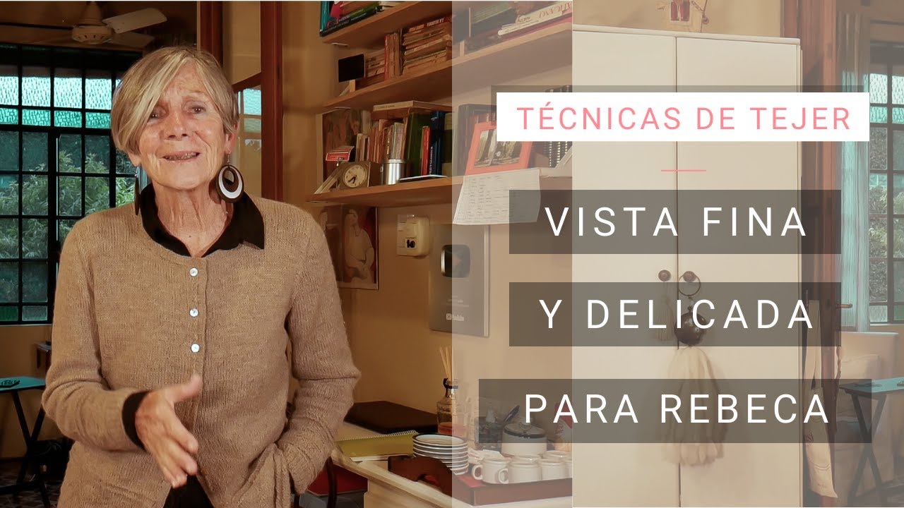 Tejido a Dos Agujas: Vista Fina para Campera o Rebeca ☞ Tejer Fácil y Bien con Lucila