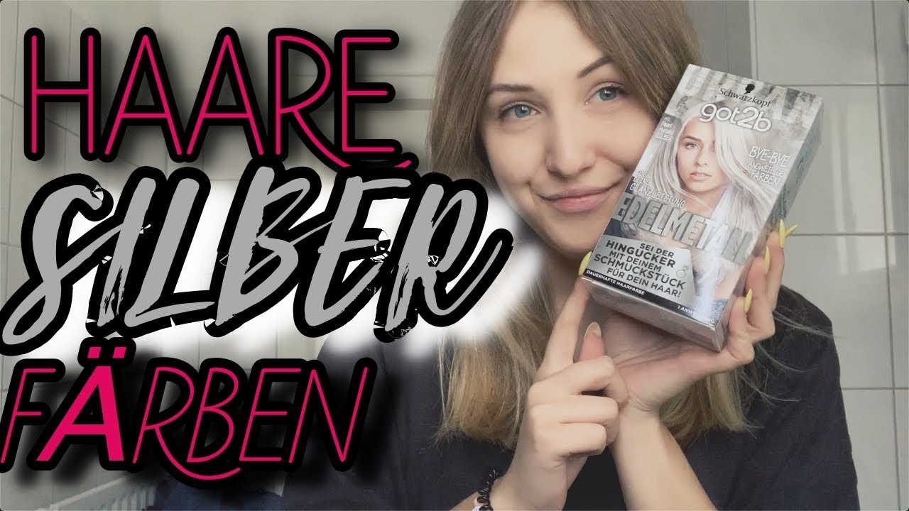 HAARE SILBER FÄRBEN // justine hats schon wieder getan...