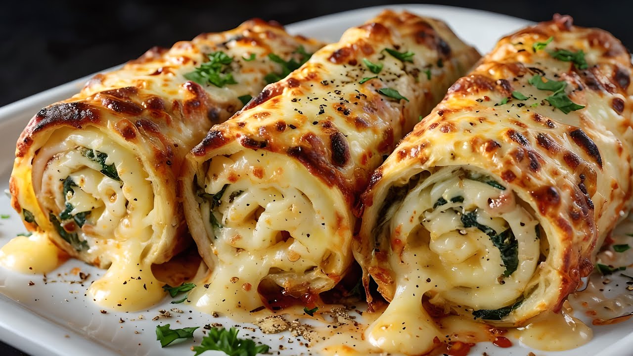 Crispy Zucchini creps with filling! My Grandchildren's Favorite Recipe❗