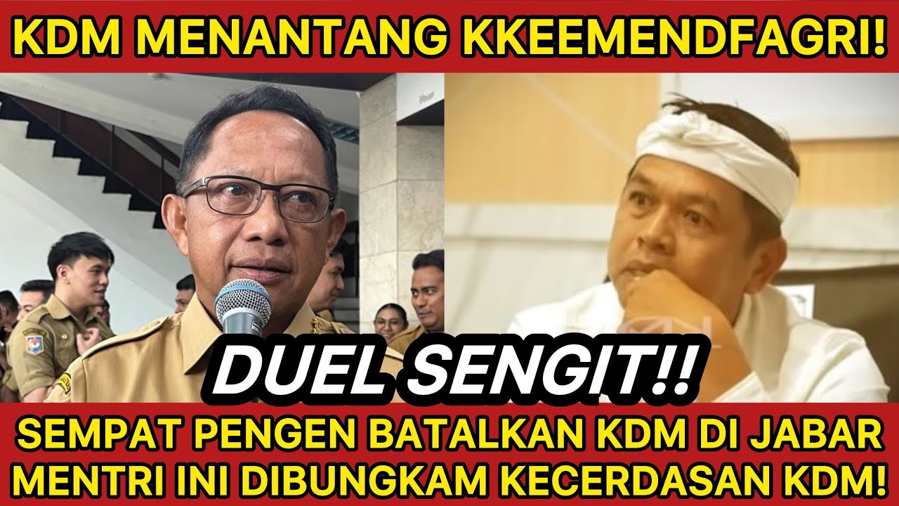 KDM HANTAM KEMENDAGRI‼️MENTRI DALAM NEGERI BATALKAN KDM DI JABAR? DIBUNGKAM DENGAN FAKTA INI!!