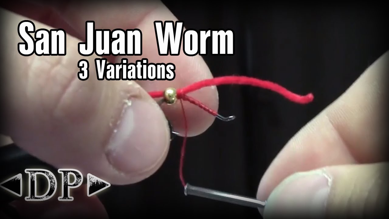Fly Tying - The San Juan Worm (3 variations)
