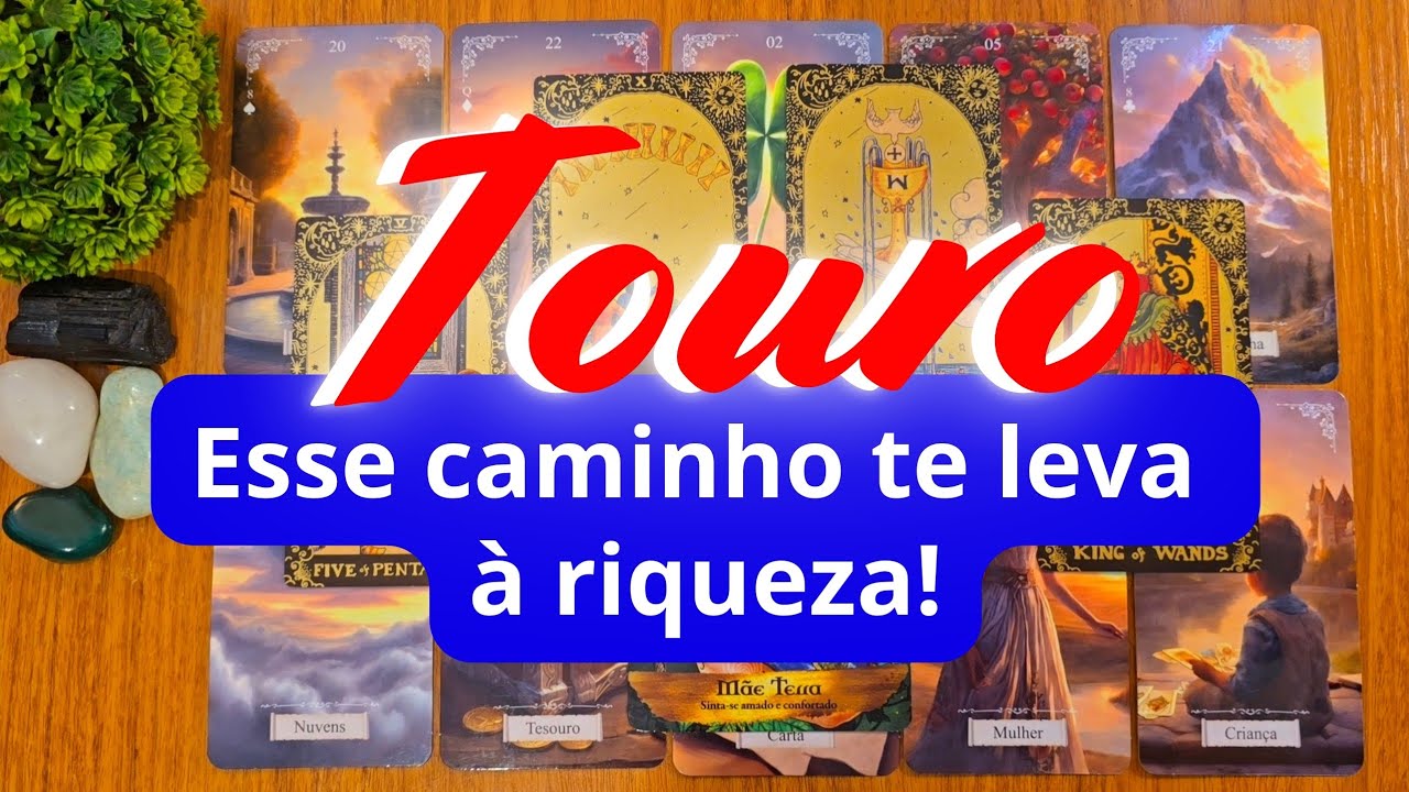 TOURO 💜💛 MANIFESTANDO UMA GRANDE RIQUEZA! VOCÊ NASCEU PARA SER GRANDE!