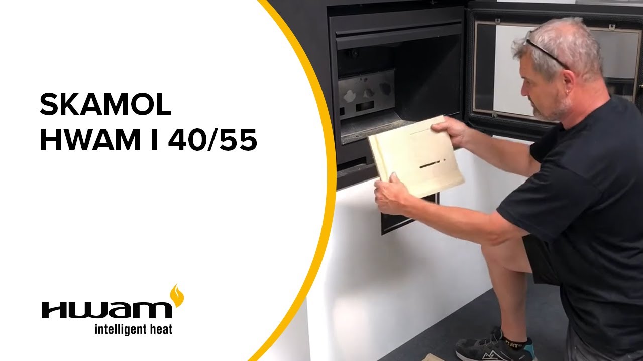 HOW TO - HWAM I 40/55: Udskiftning af skamol
