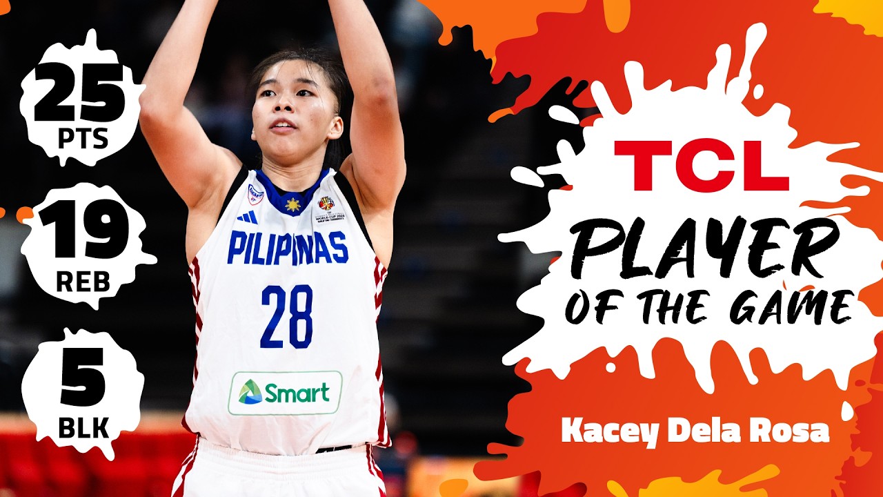 Kacey Dela Rosa (25 PTS) | TCL Player Of The Game | PHI vs COL | #FIBAWWC 2026 Qualifying Tournament