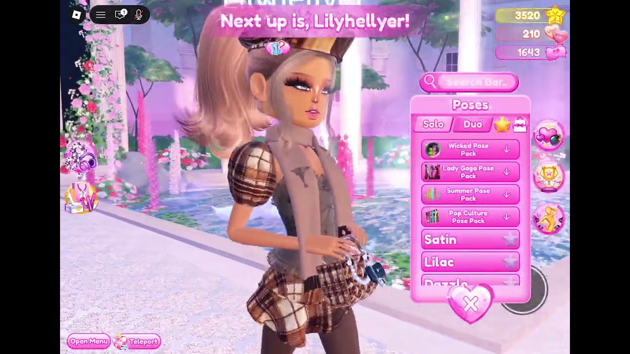 Hi guys it’s me Lily , I don’t have a mic yet but check out me playing dress to impress.