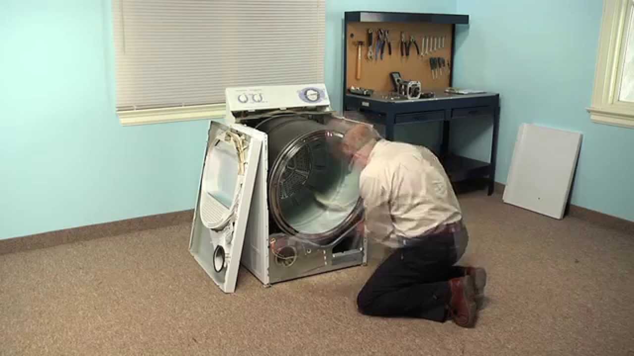 Dryer Repair - Replacing the Drive Motor (GE Part # WE17X10010)