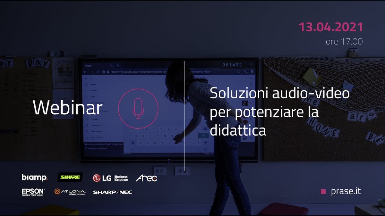 Soluzioni audio-video per potenziare la didattica