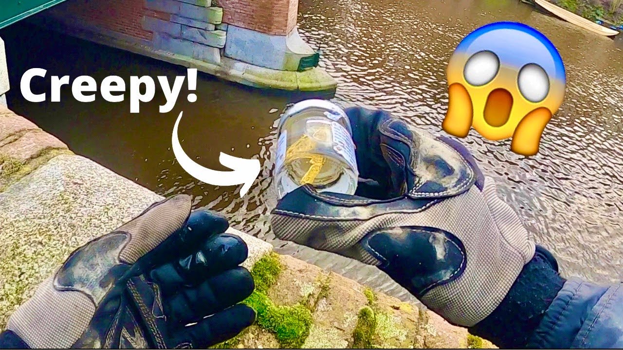 Gold VooDoo Spell inside a Jar Found Magnet Fishing!