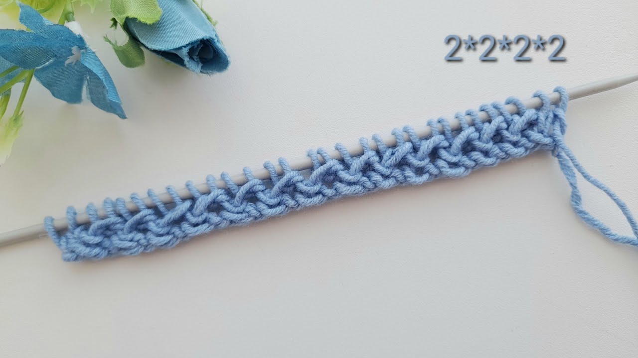 🌸 Erstaunlich einfaches Strickmuster — Perfekt auch für Anfänger