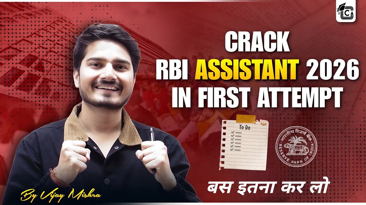 RBI Assistant 2026 Preparation Strategy | Study Plan | To-Do List by Vijay Mishra