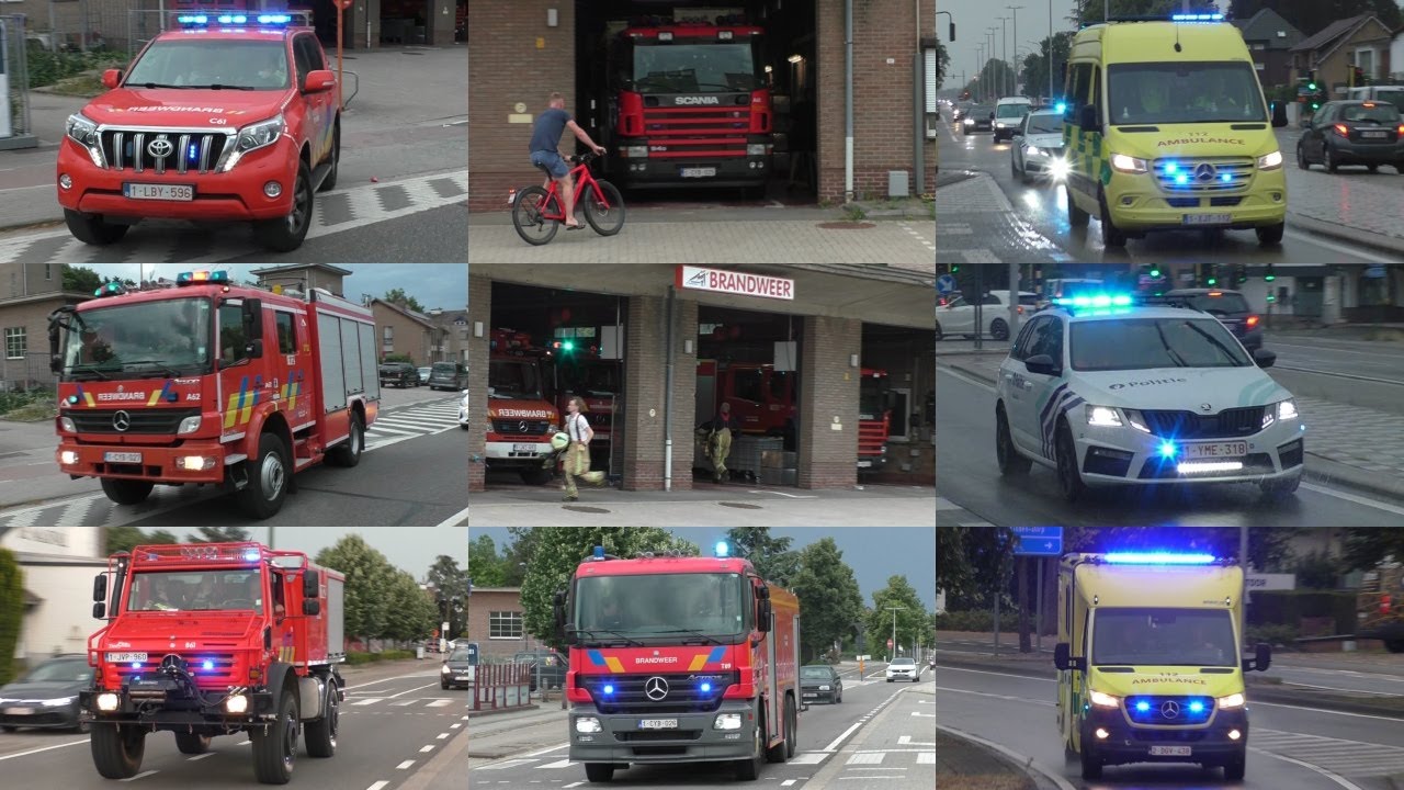 [OPKOMST & UITRUK] Brandweer, Ambulances en Politie met spoed in Maasmechelen!