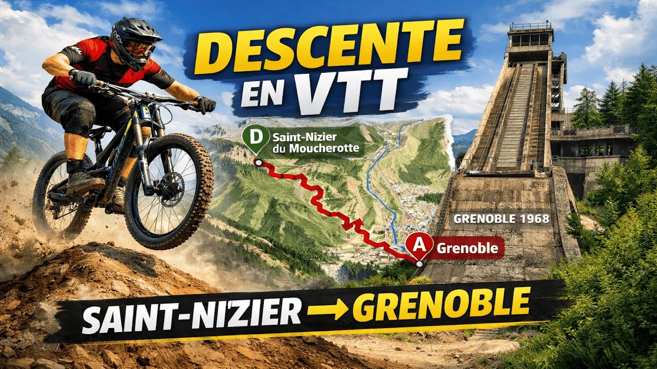 Une des meilleures descentes VTT autour de Grenoble 🔥
