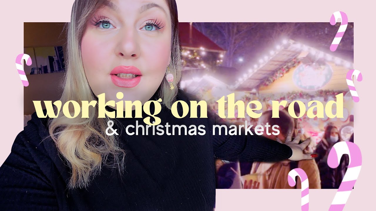 Illustrating on the Road & Edinburgh Christmas markets 🎄 VLOGMAS day 11