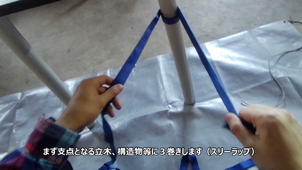 ウェビング　支点　ウォーターノット　ラップスリープルツー