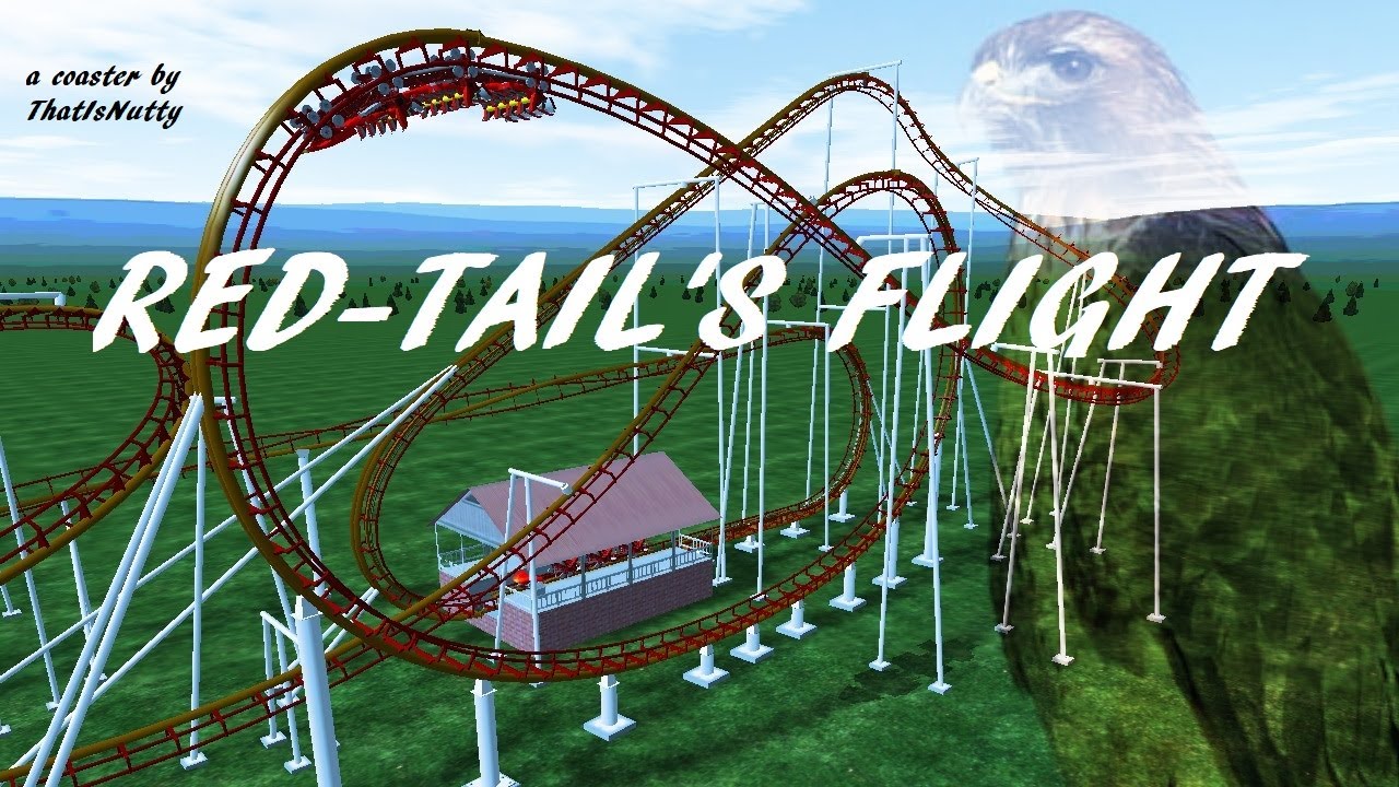 Red-Tail's Flight - a nolimits flying coaster