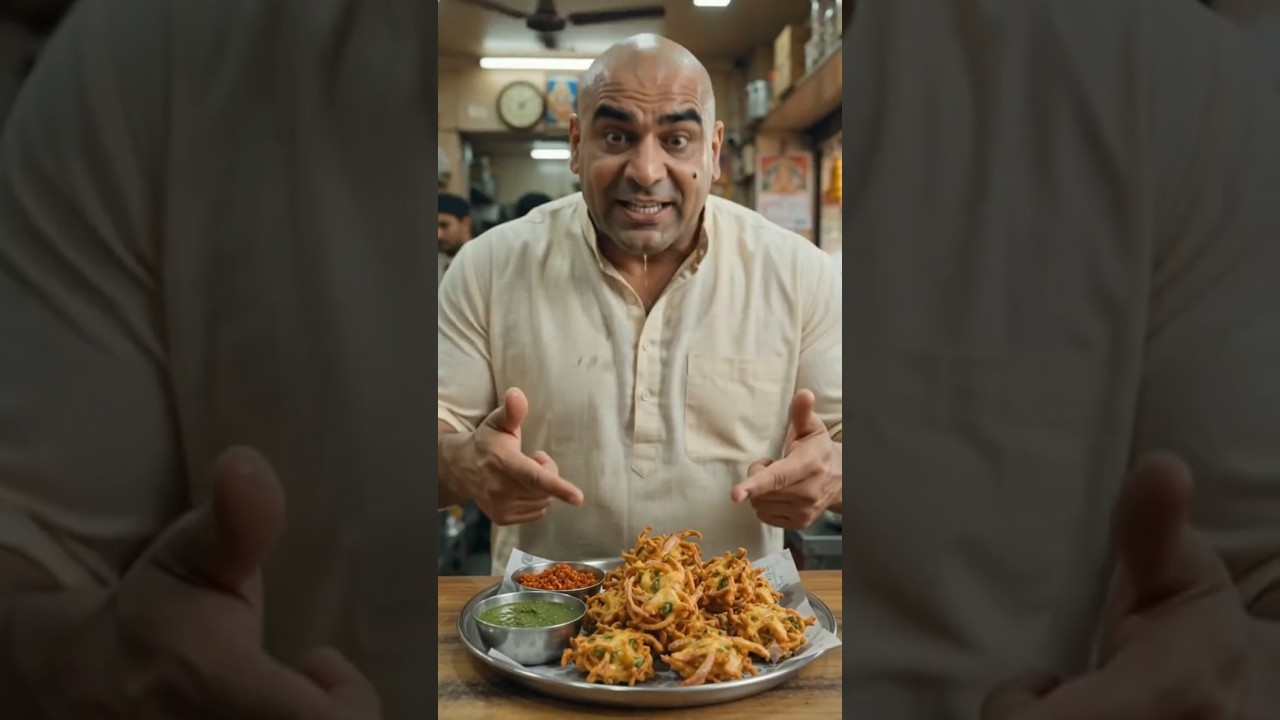 🔥 Halwai Master Ka Gussa 😂 | Crispy Pyaz Pakoda Recipe | Funny Cooking Video | Over Acting Comedy
