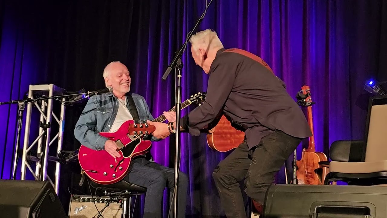 Peter Frampton at Tommy Emmanuel Guitar Camp #peterframpton