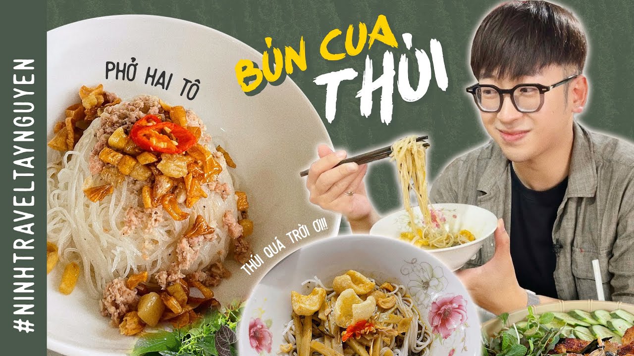 Lần đầu ăn BÚN CUA THÚI và PHỞ HAI TÔ ở Gia Lai // Du lịch Tây Nguyên cùng Ninh (tập 8)