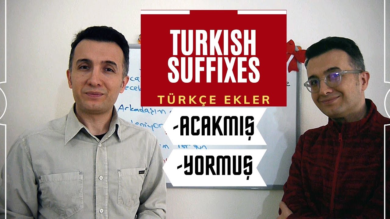 🚩 #LearnTurkish | Turkish Suffixes -Türkçe Ekler | Fiil + -acakmış / -yormuş