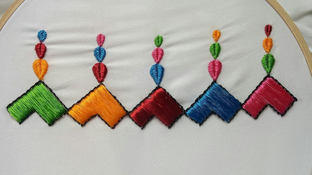 Mettez vous en valeur avec ce jolie motif de Broderie Kabyle/Amazing Embroidery/احلى طرز قباءلي