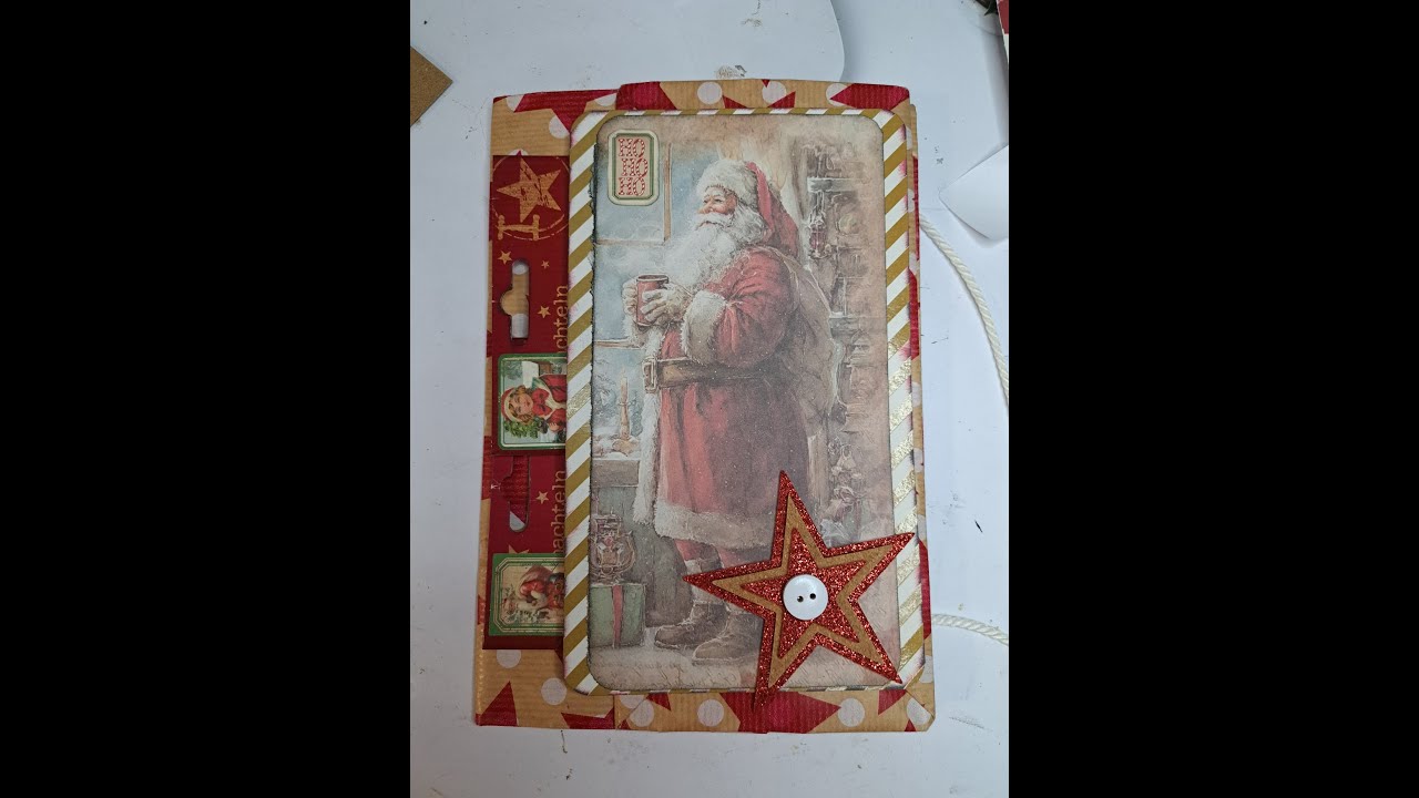 Christmas journal aus einer Geschenktüte  1.Cover