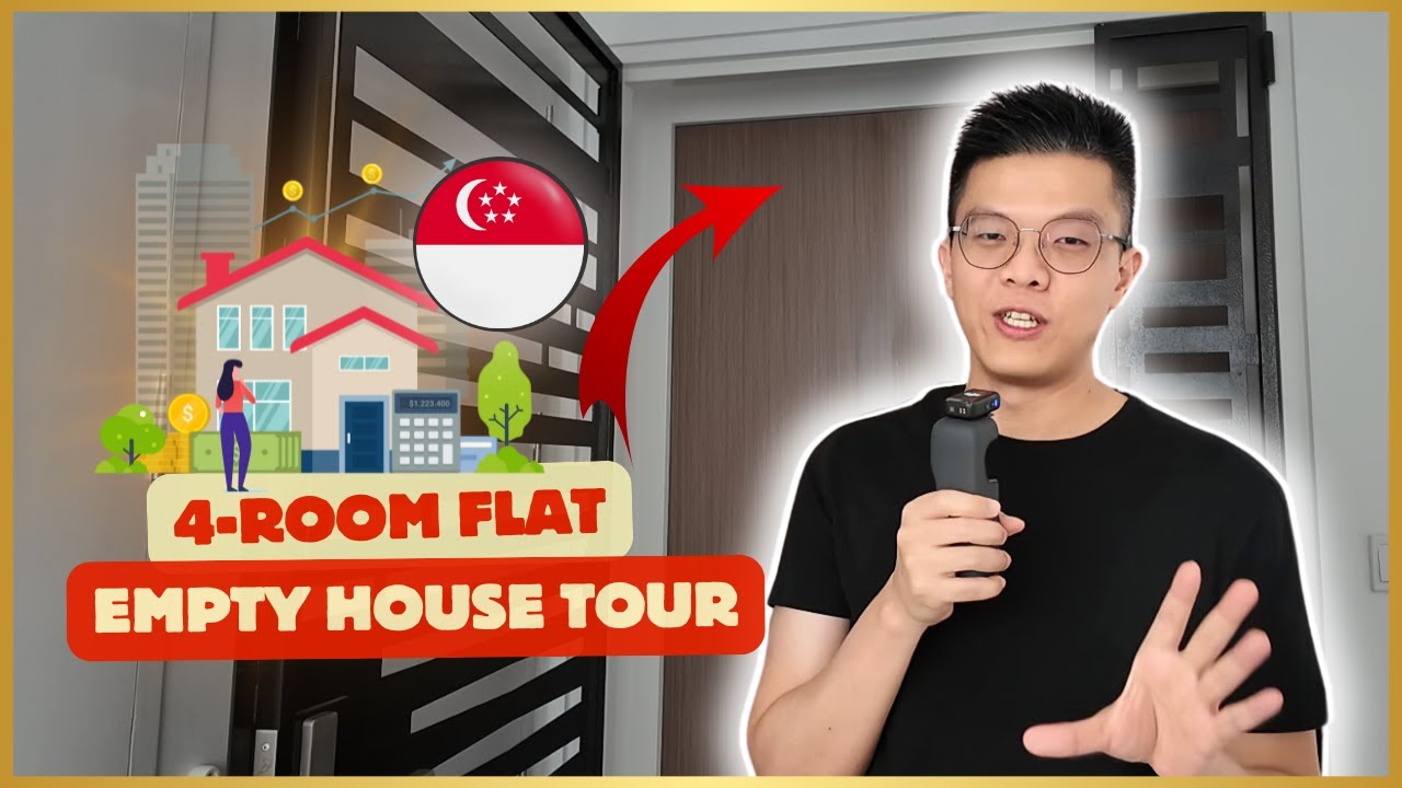 Экскурсия по 4-комнатному пустому дому HDB BTO: новые функции и напольное покрытие OCS