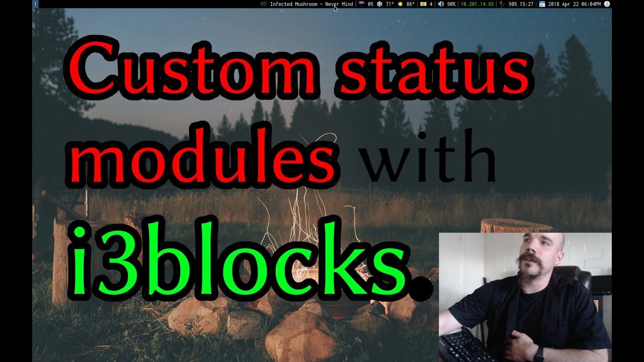 Custom Scripts and Modules for i3blocks!