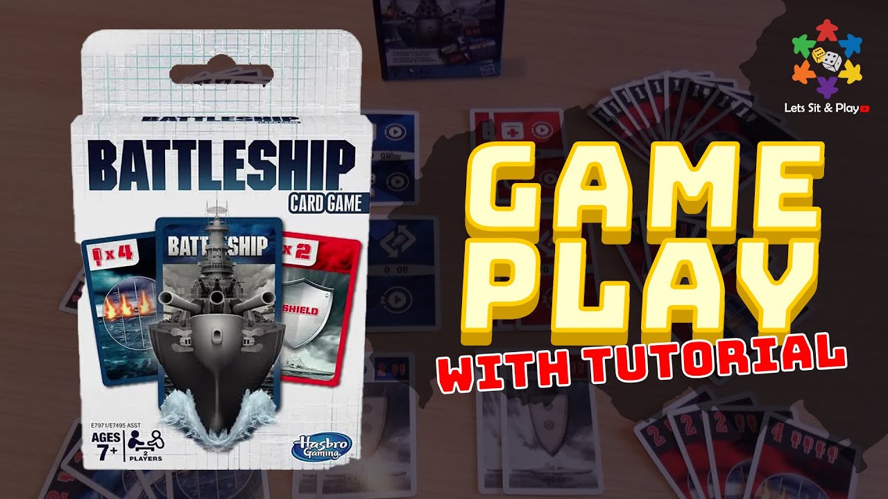 Battleship | #cardgame | Playthrough | Tutorial  | Let's Sit & Play