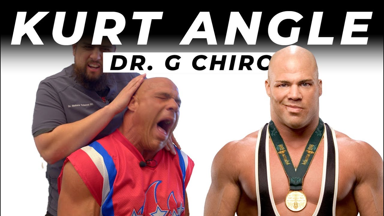 Kurt Angle gets neck broken by Chiropractor Dr. G in Dallas, Tx