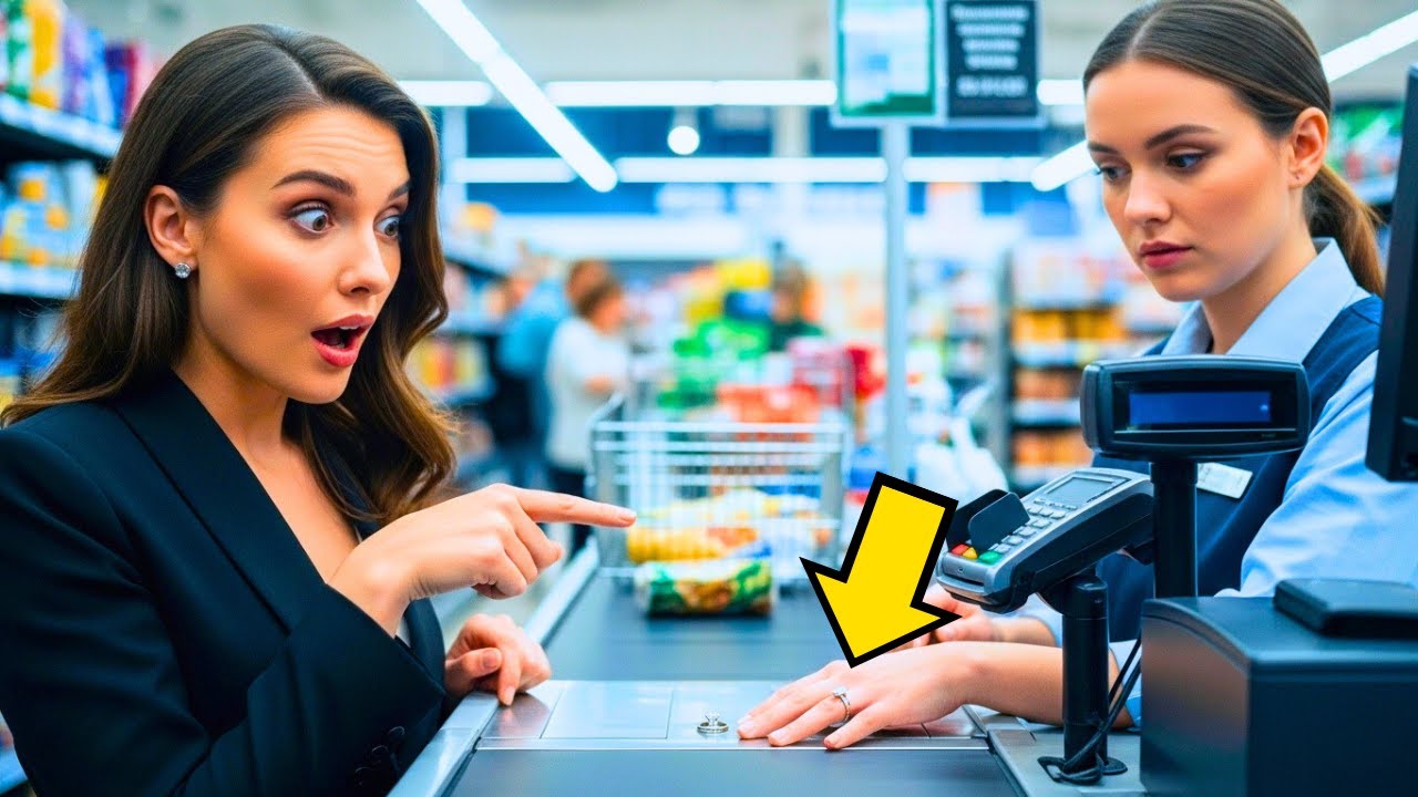 THE BOSS’S DAUGHTER FROZE WHEN SHE SAW HER LOST SISTER’S RING IN THE SUPERMARKET CASHIER’S HAND...