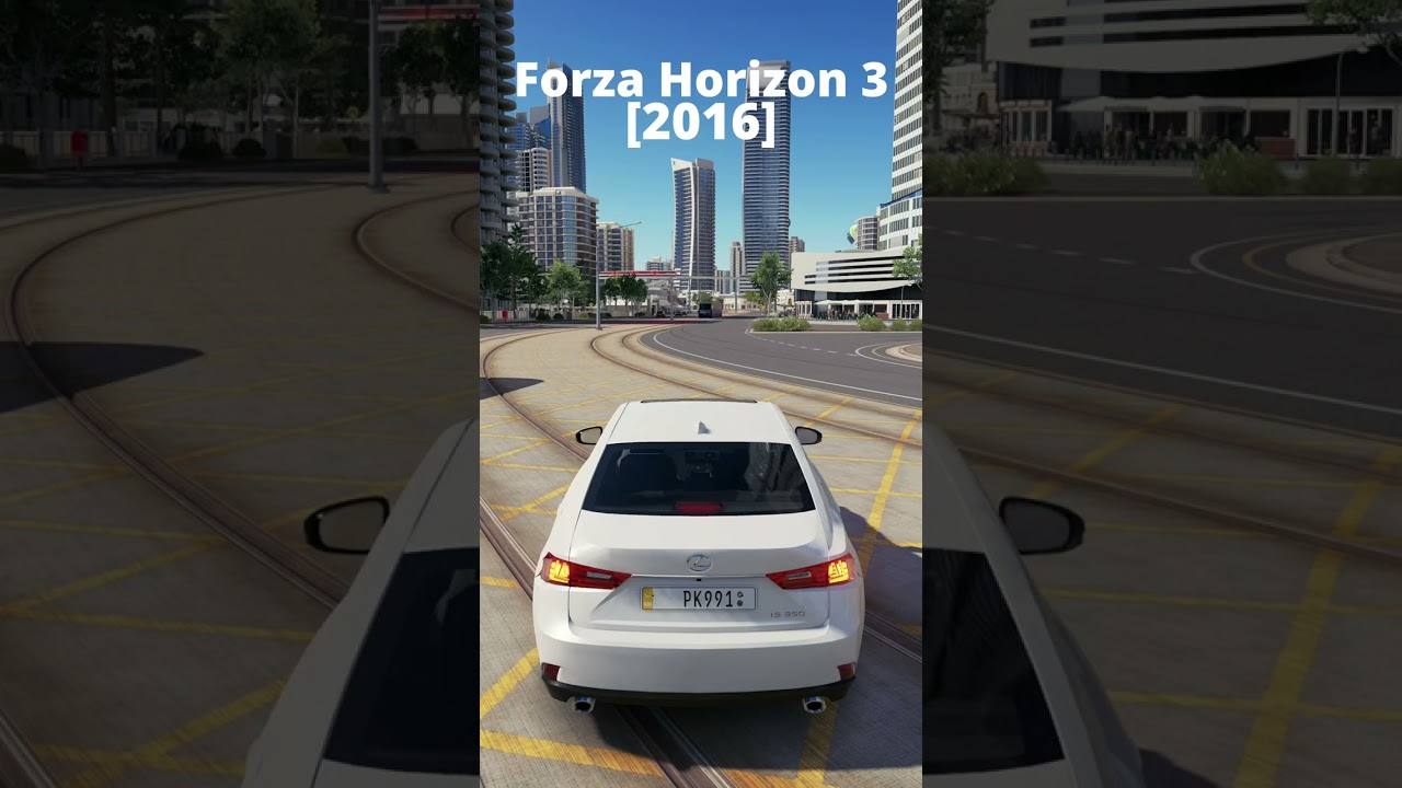 2014 Lexus IS 350 F Sport engine sound throughout the Forza series