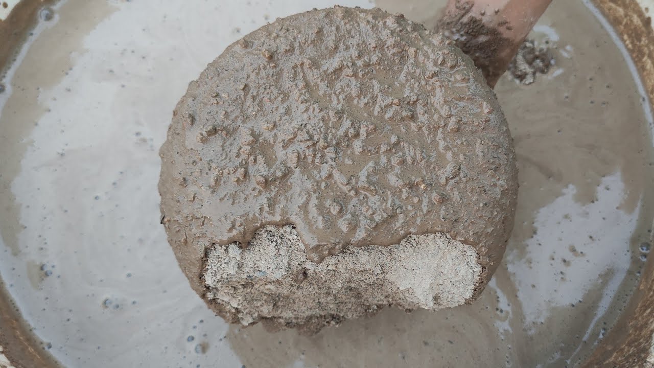🥁New Video of Yellow gritty texture crumbling and dipping in water💦 very very yummy🤤best fr sleepaid