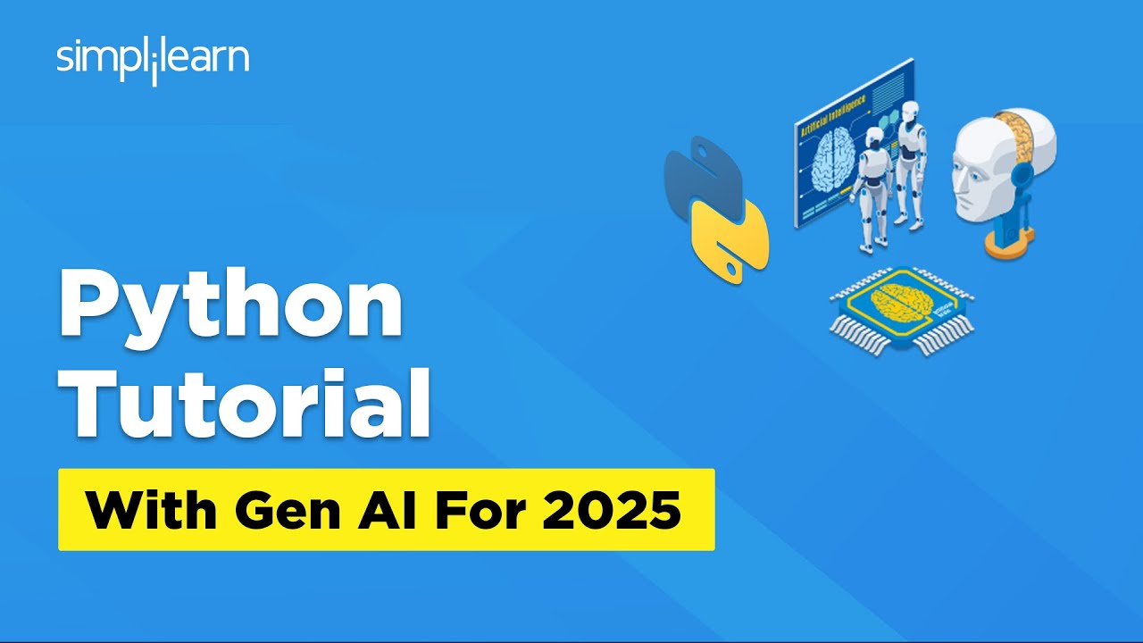Python Tutorial with Gen AI for 2026 | Python Tutorial For Beginners | Python Training | Simplilearn