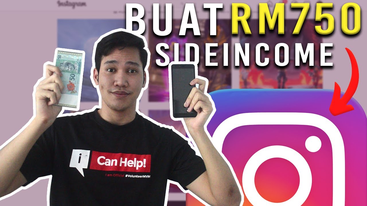 Cara buat duit di Instagram (side income untuk student dan bekerja)