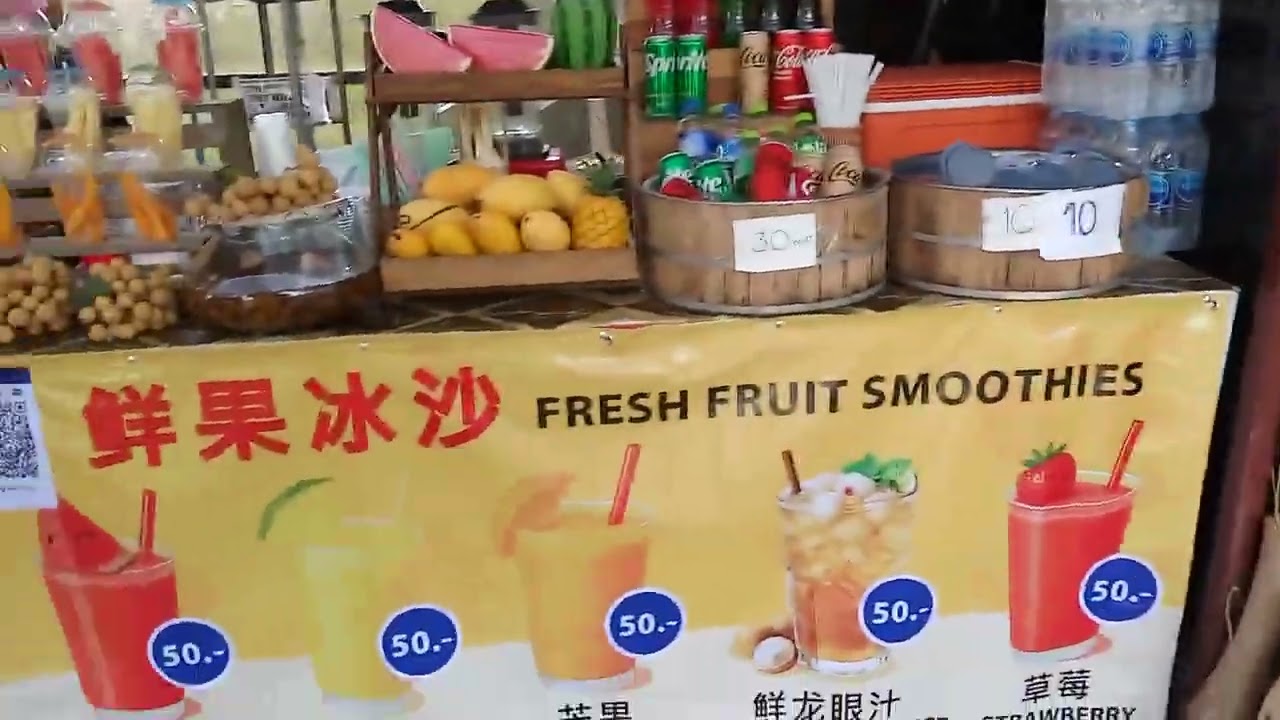 FULL VIDEO OF THE COCONUT MARKET IN CHIANG MAI, THAILAND. COME ALONG WITH US!  #travel #retirement
