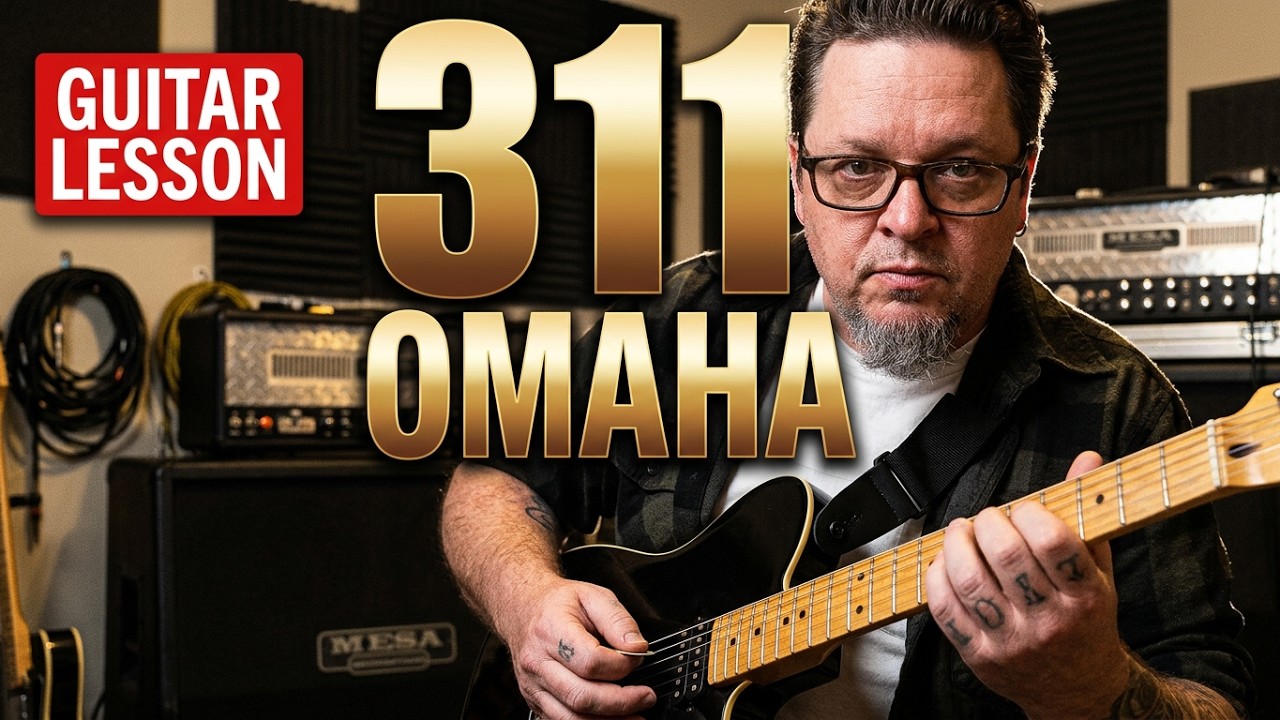 311 - OMAHA STYLE - Guitar Lesson by Mike Gross - How to play - Tutorial
