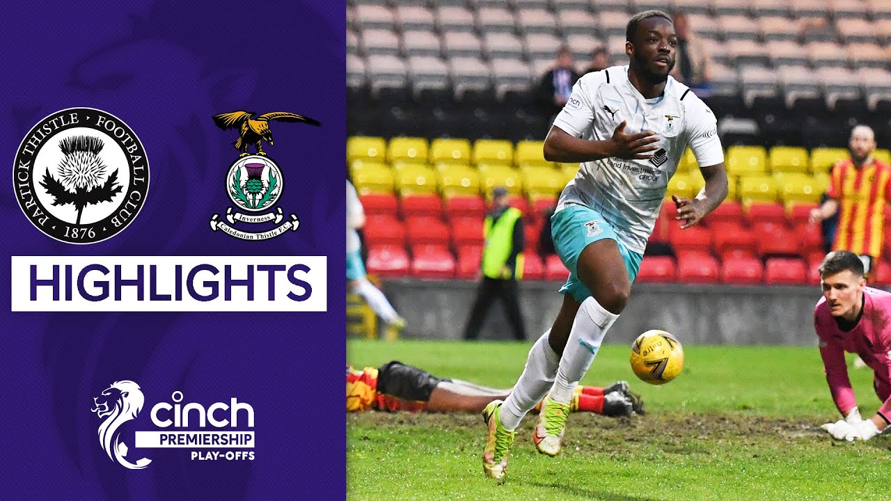 Partick Thistle 1-2 Inverness CT | cinch Premiership Play-Off Quarter Final (1st Leg) | Highlights