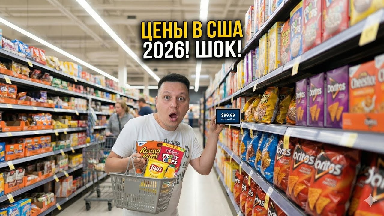​Я в шоке от цен! Сколько стоит еда в Америке в 2026?