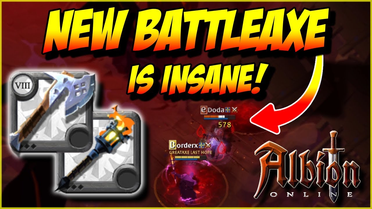 New Battleaxe Meta Breaking PVP | Albion Online Corrupted Dungeon Build ⚔️
