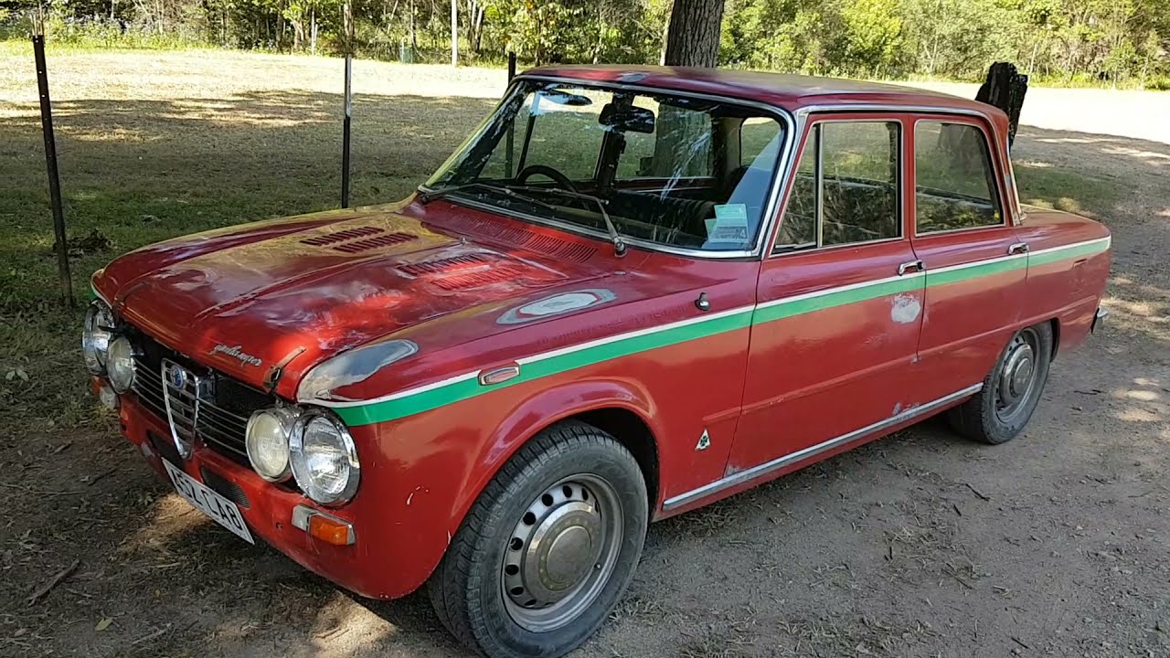 1967 alfa romeo giulia super sound and drive