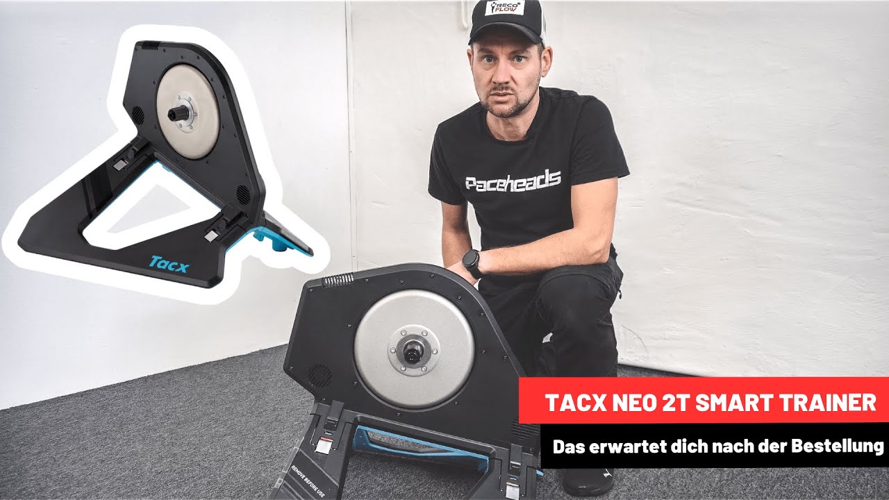 Tacx Neo 2T Smart Trainer - Unboxing, Aufbau & Fahrrad einspannen - Erklärung zum Adapterwechsel